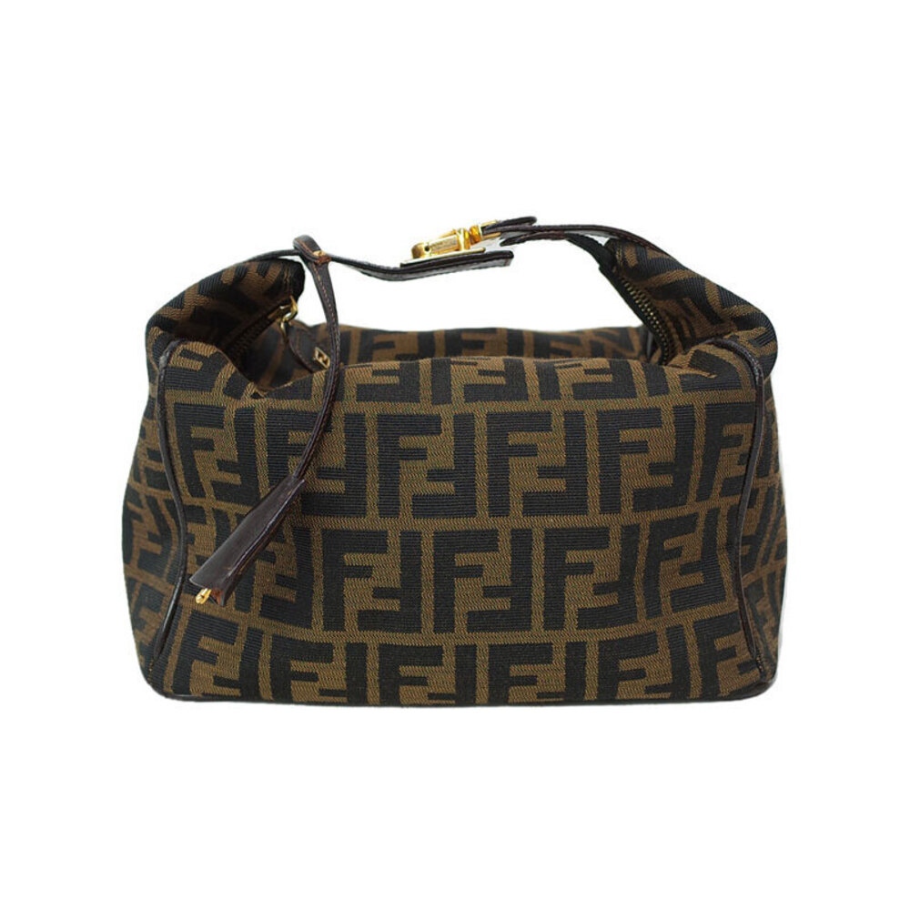 Fendi Zucca FF Handbag Brown